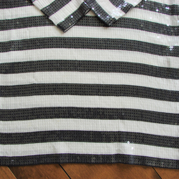 MICHAEL Michael Kors Black & White Sequin Dress - Picture 5 of 8